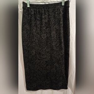 Bordeaux Black Patterned Fabric